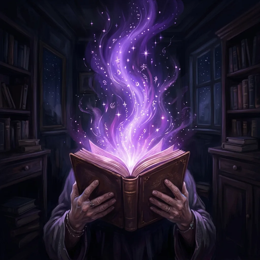 Ilustración de una curva de tensión que asciende hasta un pico iluminado en violeta —el clímax— y desciende a una meseta en calma que representa el desenlace