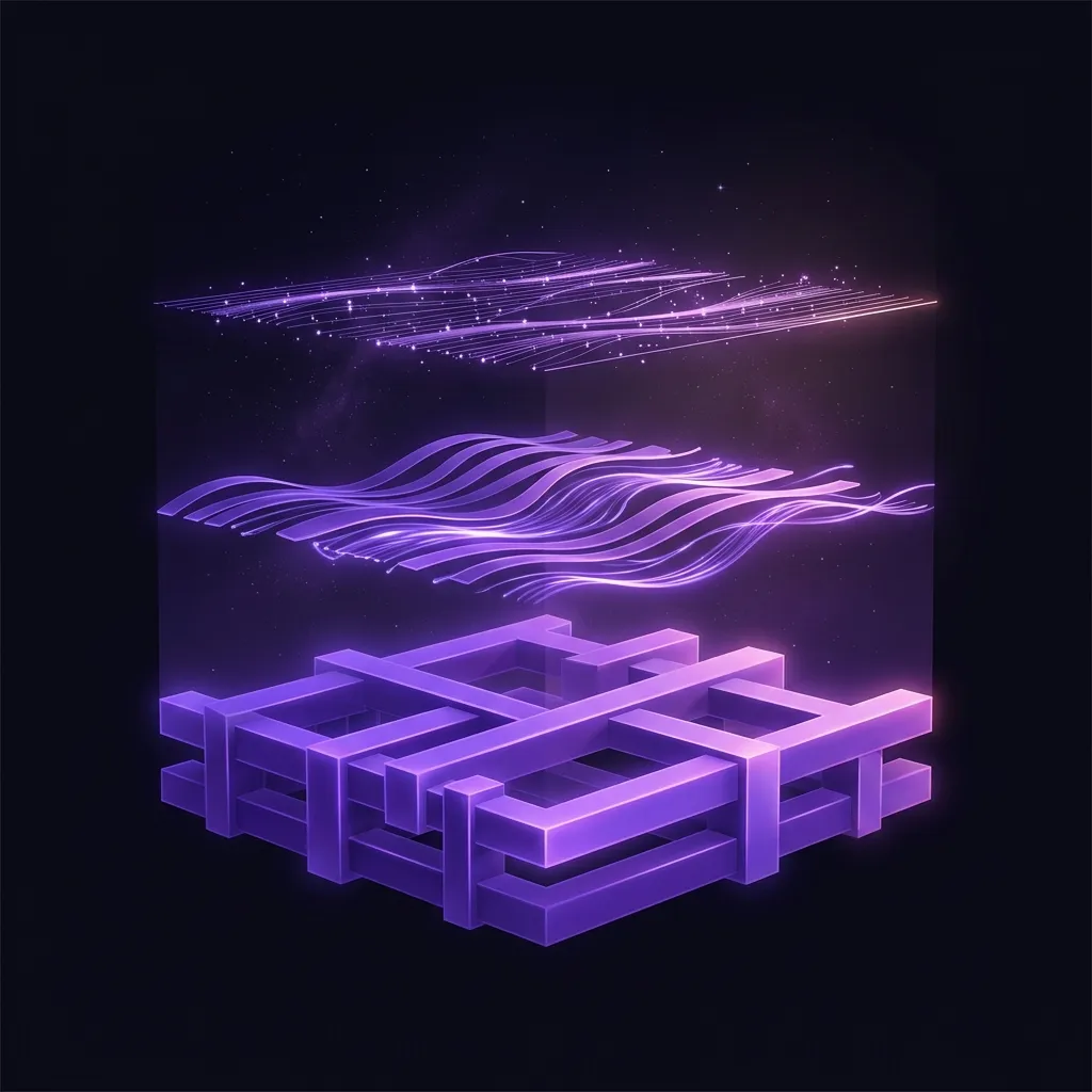 Three layers of light representing the editing levels of a novel: structural, line, and copyedit