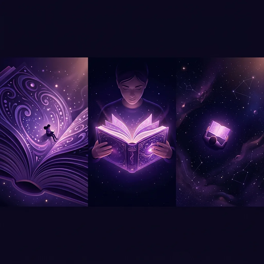 Visual comparison of the first, second and third narrative person depicted as three ways of looking at the same scene